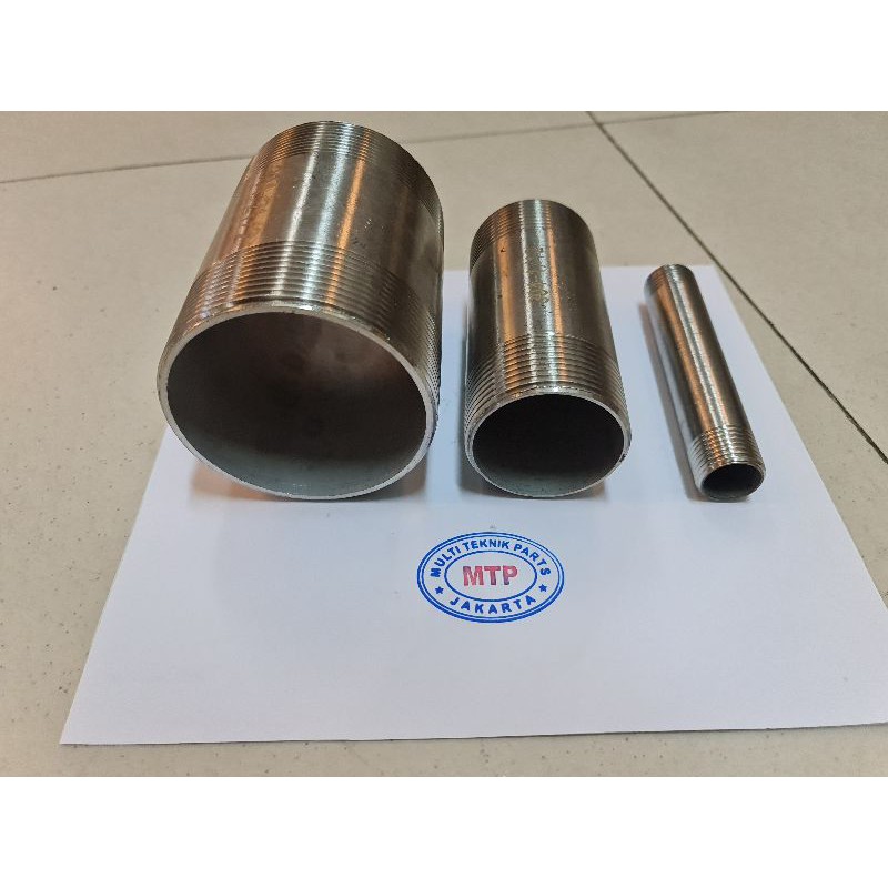 Pipa Nepel Stainless 304 drat 1" inch 10 cm