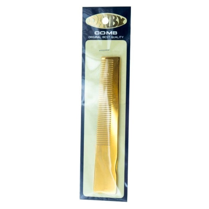 Tammia Aluminium pocket men comb 220 gold JAPAN ANANDA_KOSMETIK