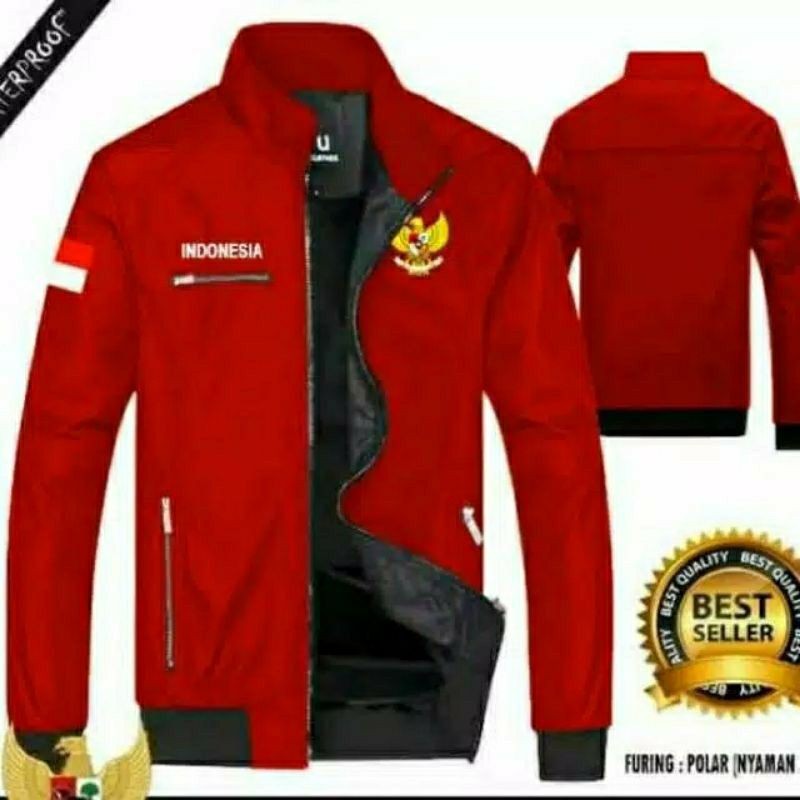 ORIGINAL JAKET PRIA/JAKET GARUDA INDONESIA/JAKET TIMNAS