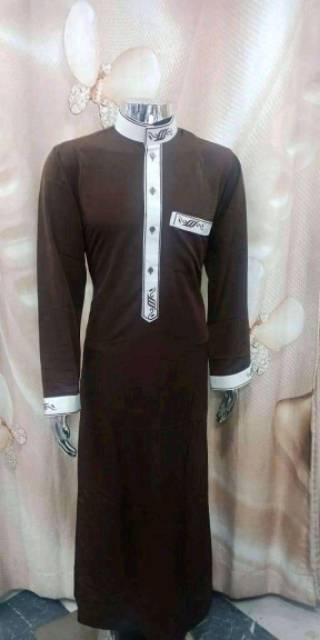 Jubah pria daffa Alharomain Kantun import mesir premium