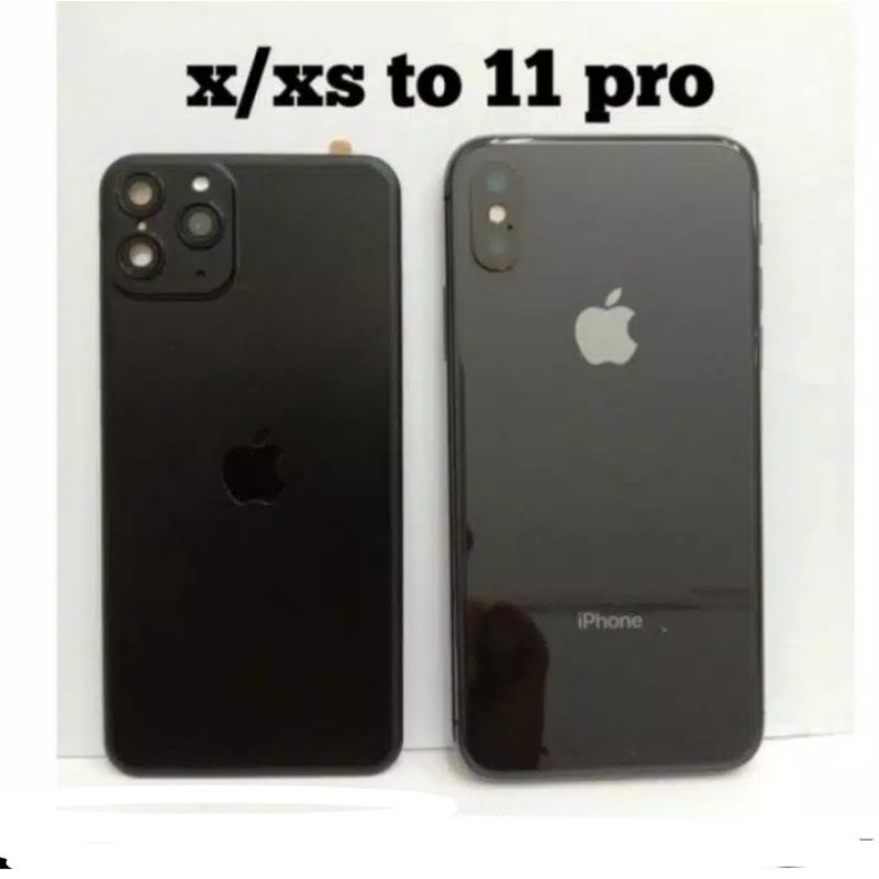 X/XS MENJADI IPHONE 11 PRO FAKE KAMERA STICKER FULL BODY