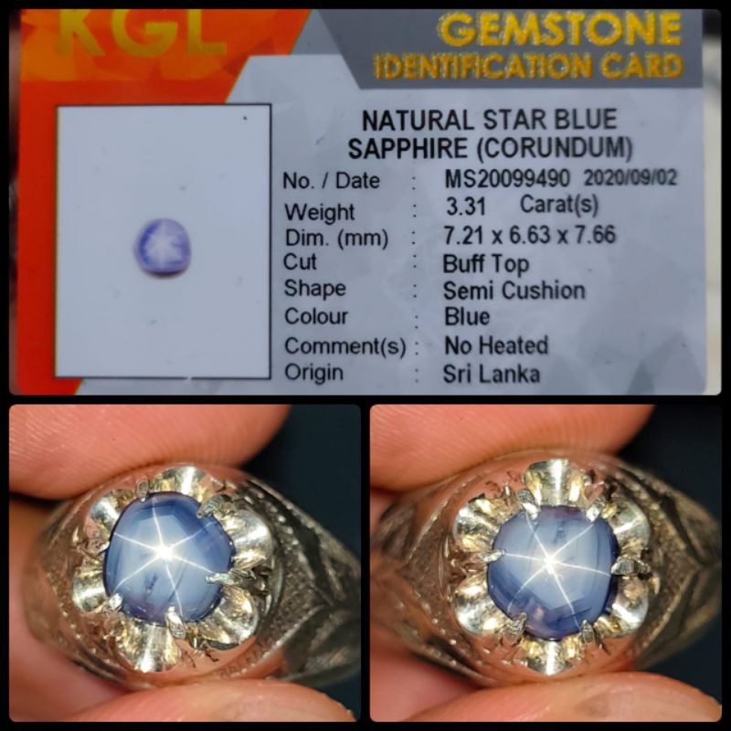 NATURAL STAR SAFIR SRILANGKA HQQQQ