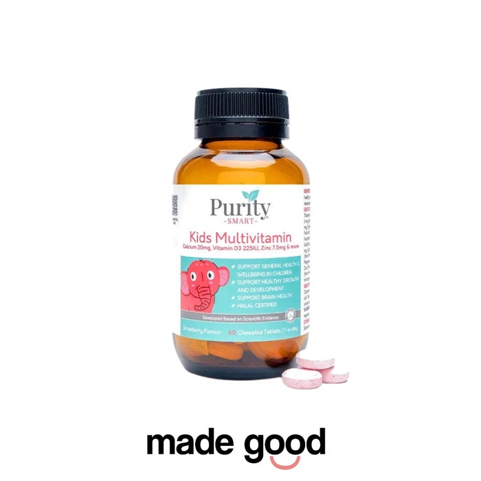 

Purity Smart Kids Multivitamin 60 Chewable Tablets
