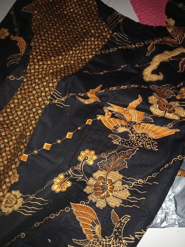 Gamis Batik Kombinasi Wanita Terbaru, Bermacam Warna Corak, All Size Dan Jumbo, Putra Mm
