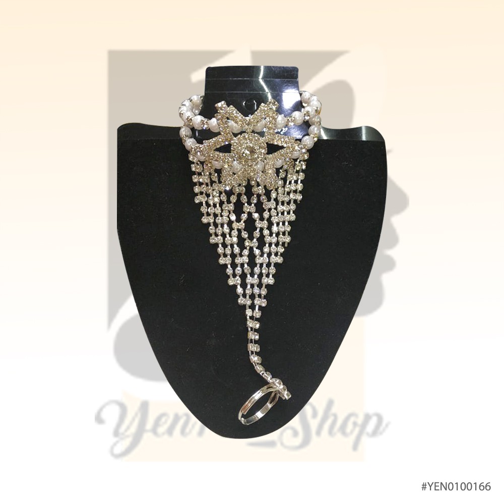 Gelang Cincin India / Gelang Cincin Kombinasi Swarovski