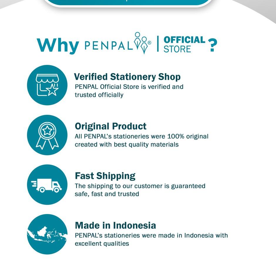 

Kejutan Murah Penpal Lever Arch File / Ordner Folio PL-401