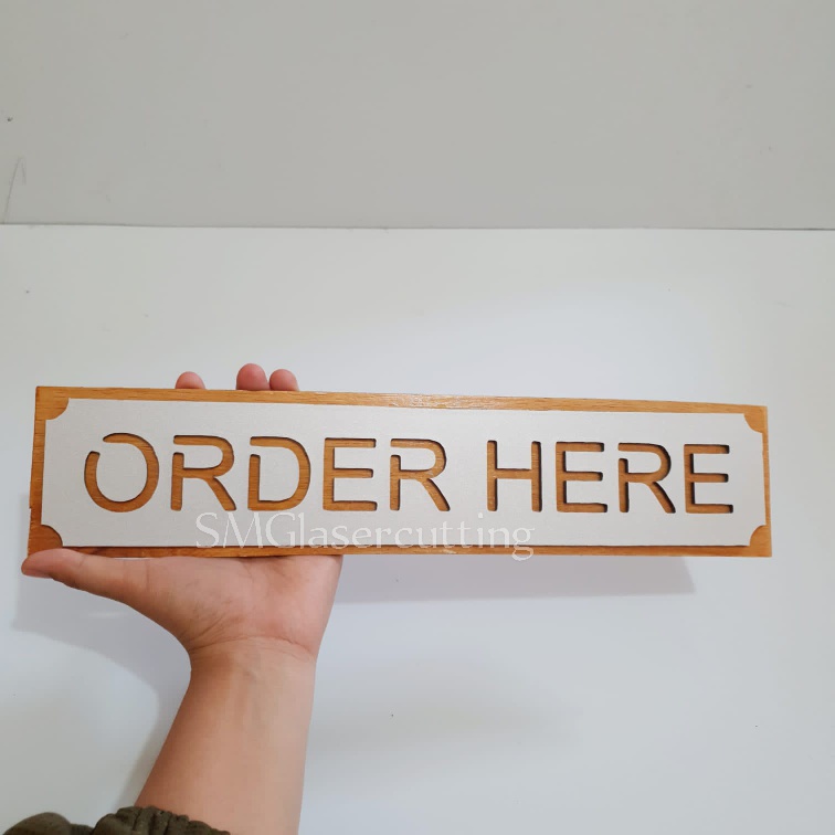 order here sign aluminium pesan disini