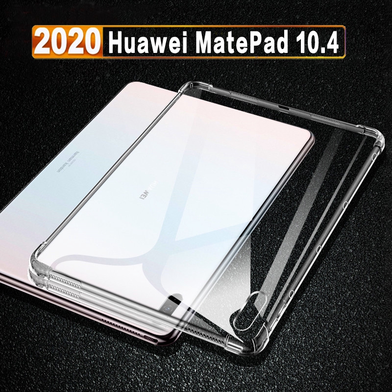 For Huawei MatePad 10.4 inch 2020 Drop Resistance case TPU Slim back cover  BAH3-AL00 BAH3-W09 Transparent soft case  Funda capa