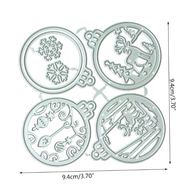 Cetakan Stensil Cutting Dies Motif Rusa Natal Bahan Metal Untuk Scrapbook / Craft DIY / Embossing