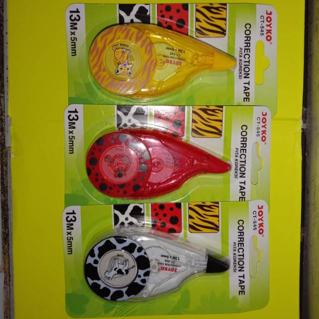 

Tipex kertas joyko animal/correction tape 545-13m