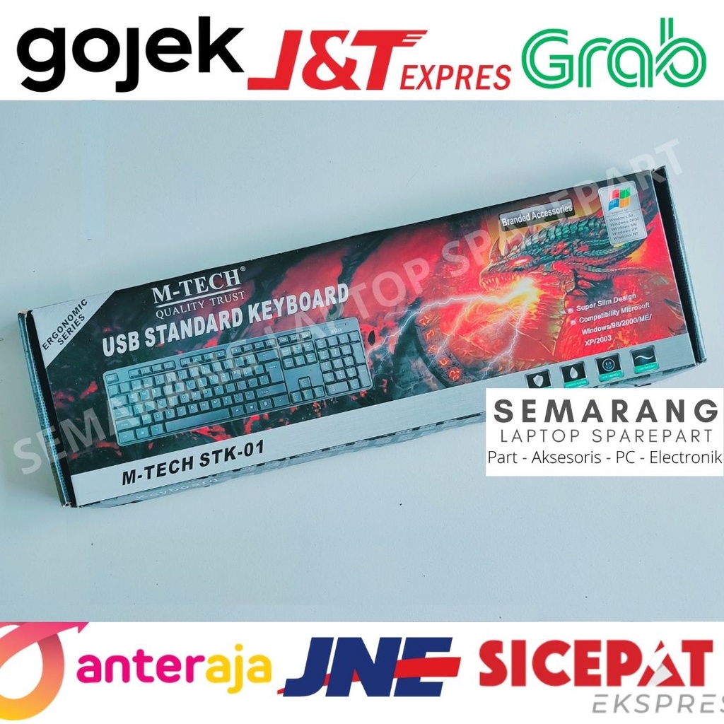KEYBOARD M-TECH Kabel Usb Pc Komputer External Wired Kibot Murah