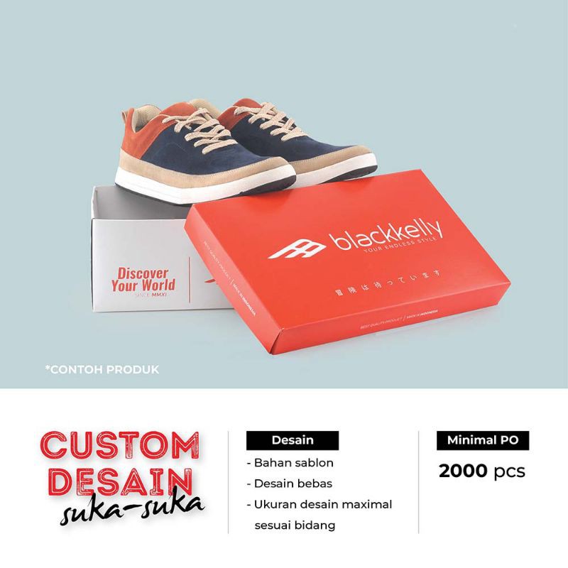 CST138 Dus Alas Kaki /Dus Sepatu / Dus Sandal / Desain Custom / Pre Order / Ukuran 31.5x18.7x11