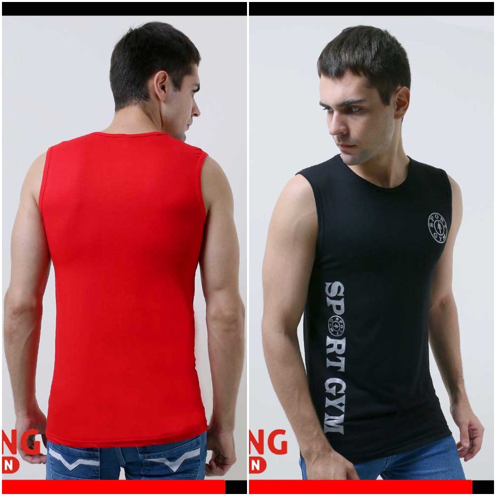 Singlet Pria Sport Polos / Singlet Gym Fitnes / Singlet Olah Raga - Banyak Pilihan Warna (COMB)