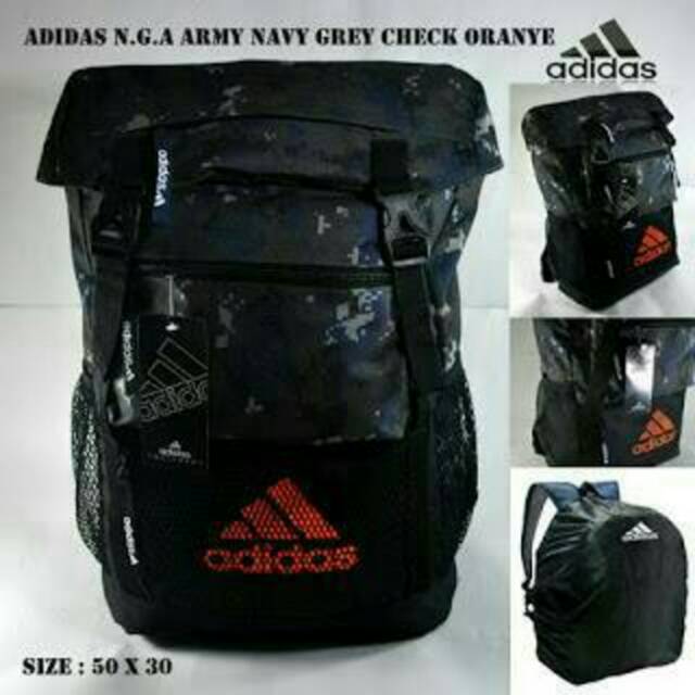 MULTIFUNGSI TAS RANSEL TRAVEL BACKPACK ADIDAS