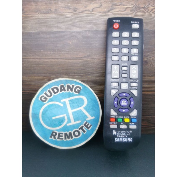 Remote remot TV Samsung LCD LED Slim Tabung RM858TR