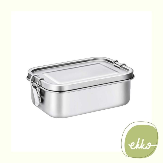 WADAH BEKAL STAINLESS STEEL LUNCH BOX 800ML / KOTAK MAKAN BEKAL STAINLESS ECO PENGIRIMAN CEPAT