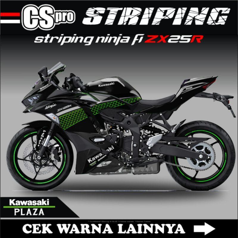 Striping Motor Kawasaki Ninja ZX25R / Stiker List Body Ninja ZX25R / Decal Stock Ninja ZX 25R