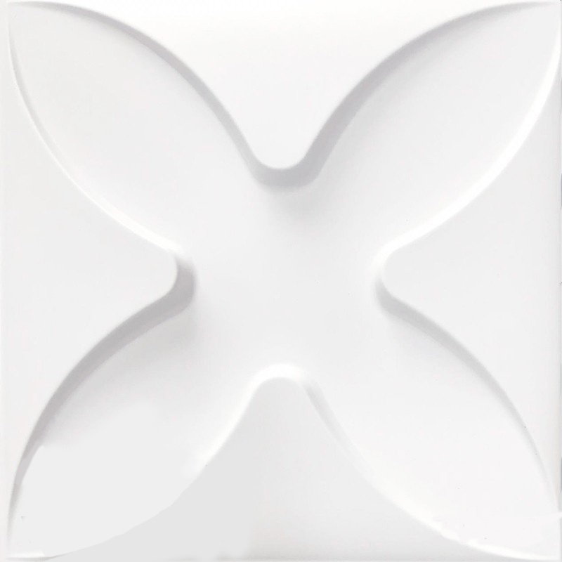 PROMO BUY 50PCS FREE 1PCS LEM SEALENT 300ML || WALLPANEL PVC 3D 1MM ORNAMEN MOTIF TIMBUL 30x30CM ||-BW315 (Petal)