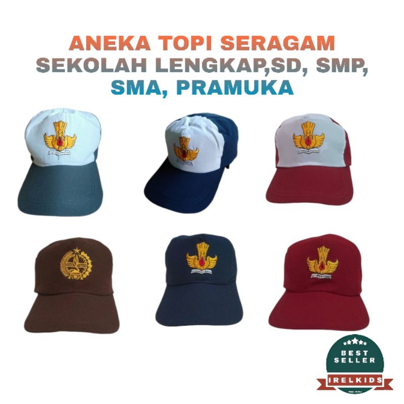 Jual Topi Seragam Sekolah SD SMP SMA Pramuka Lengkap | Shopee Indonesia