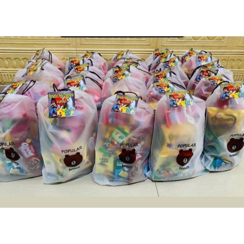

Snack Ulang Tahun/Gift Ulang Tahun/Souvenir Ulang Tahun/Souvernir Ulang Tahun Murah/Snack Pouch/Snack Bag/Hampers Ulang Tahun/Jajanan Ulang Tahun