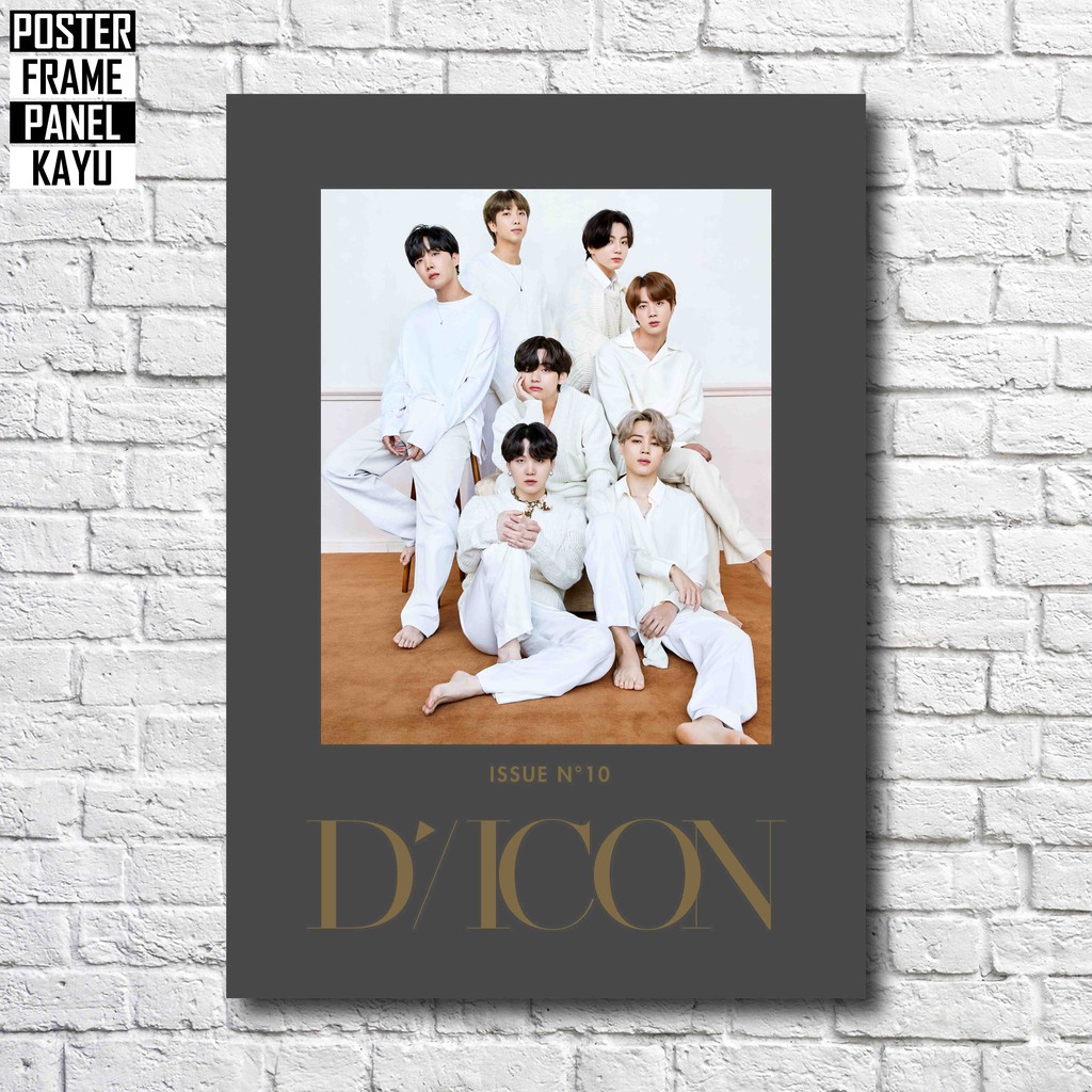 Poster BTS DICON Frame Kayu Solid A4 BTS502