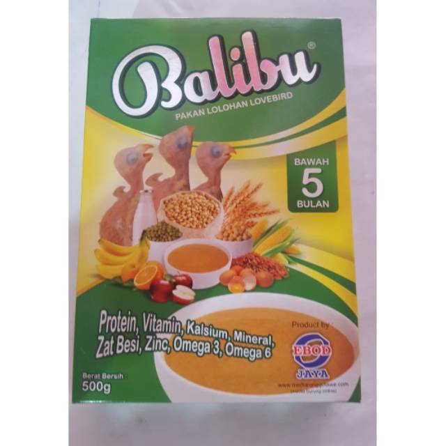 BALIBU 500gr PAKAN BUBUR SUSU LOLOHAN BAYI BURUNG