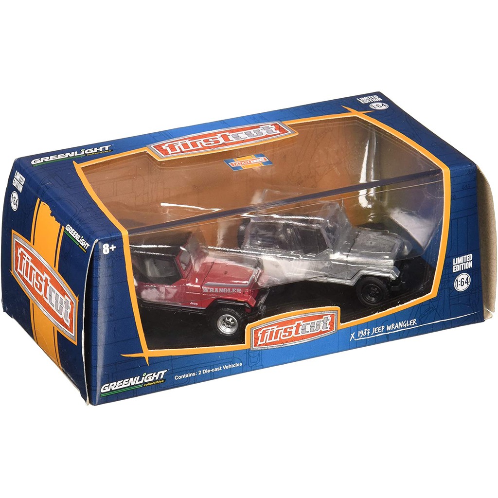 Jeep Wrangler 1987 scala 1:64 by GREENLiGHT FIRST CUT