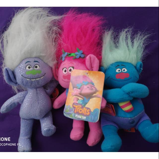 trolls biggie soft toy