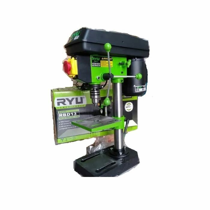 Mesin Bor Duduk Merk RYU 13 mm Bench Drill RBD 13