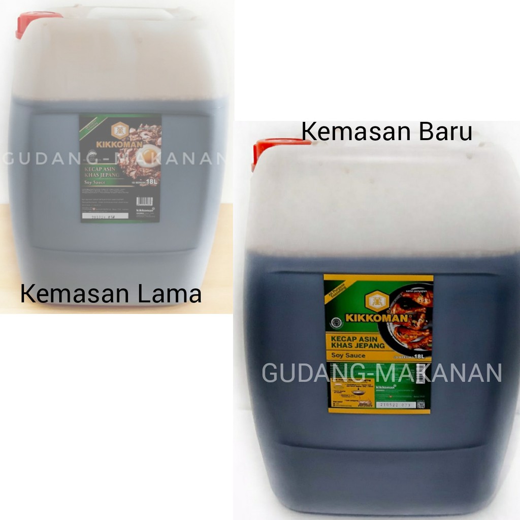 KIKKOMAN HALAL kecap asin jepang jerigen 18 L