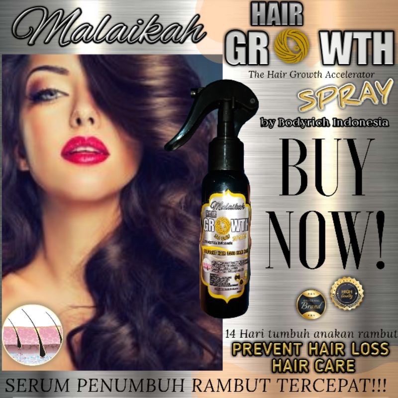 Serum Obat Penumbuh Rambut Botak dan Rontok Parah Malaikah Hair Growth