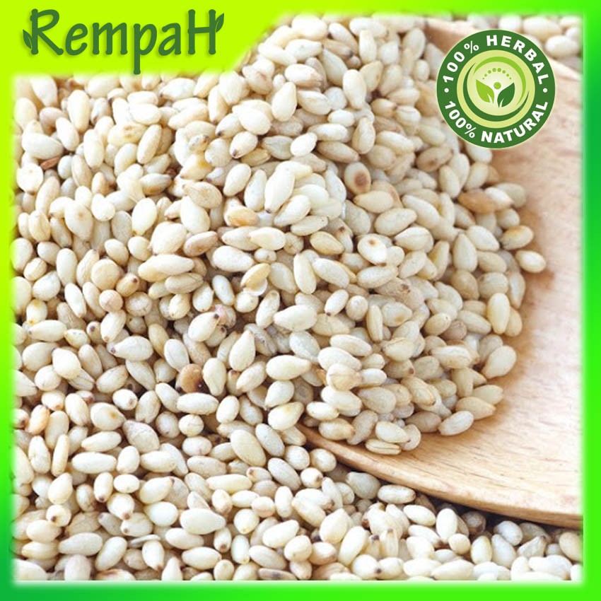 

Wijen Putih / White Sesame Seed Original Kemasan 250 Gr