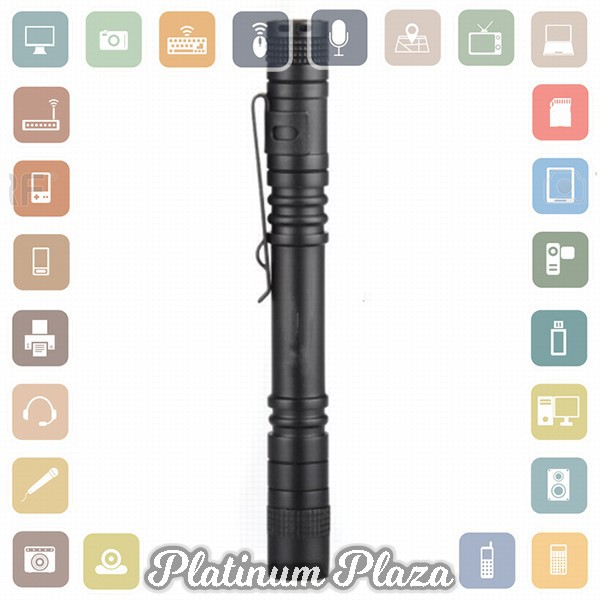 TaffLED Senter Camping Flashlight Cree Q5 600 Lumens - SE-A02 - Black`6EFP0Q-