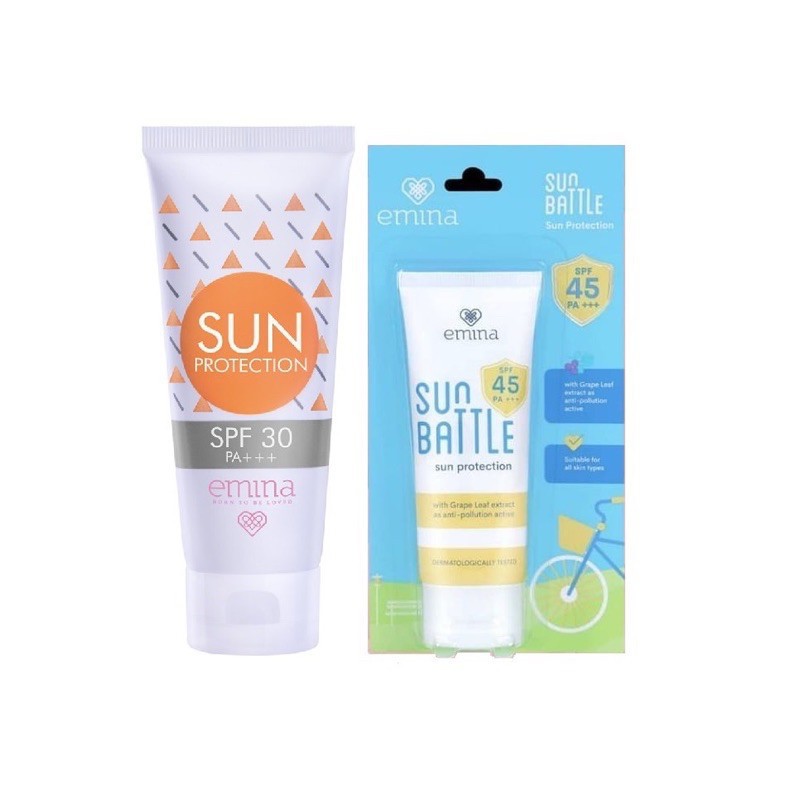 ❄️MATCHA❄️EMINA SUN PROTECTION SPF 30 / EMINA SUN BATTLE SPF 45 PA+++ SUNSCREEN