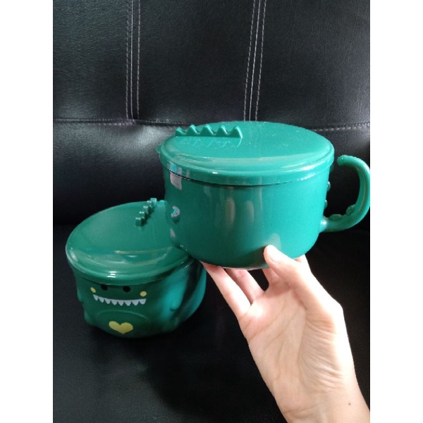 Mangkok makan Dino/Mangkok makan anak/Mangkok dino