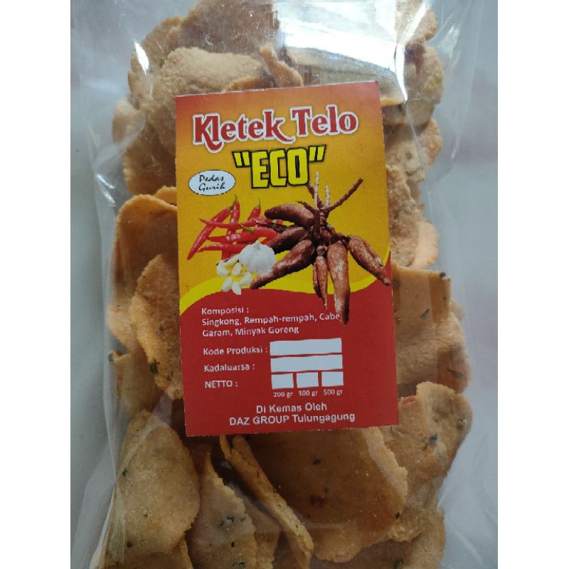 

terlaris...!!!! kletek khas tulungagung pedas gurih 250 GR