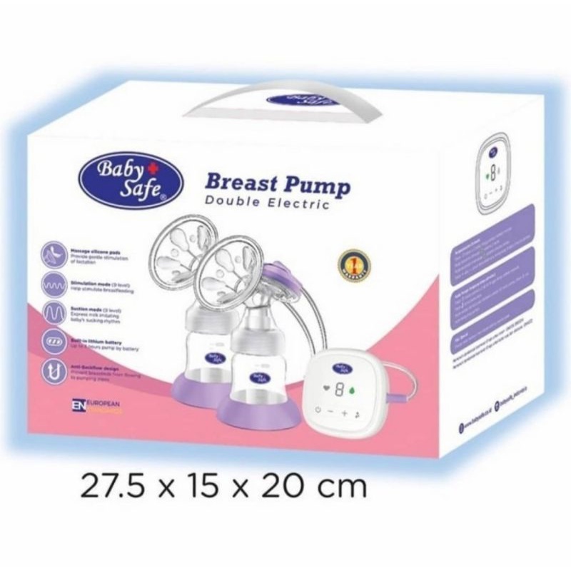 Baby Safe Electric Double Breast Pump(BPE02)/Pompa ASI Elektrik Double