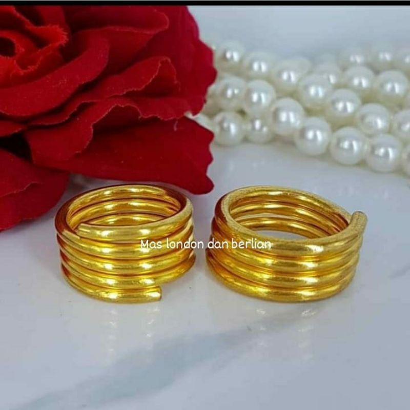 Cicin Kawat Putar Selisih Emas 24K Kadar 99,99.