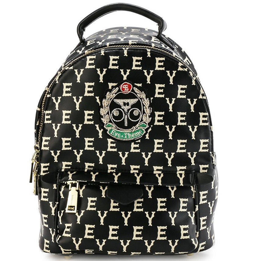 HUER Soiwe Eye Theme Prunted 3 Ways Backpack 9454-149BlackEye