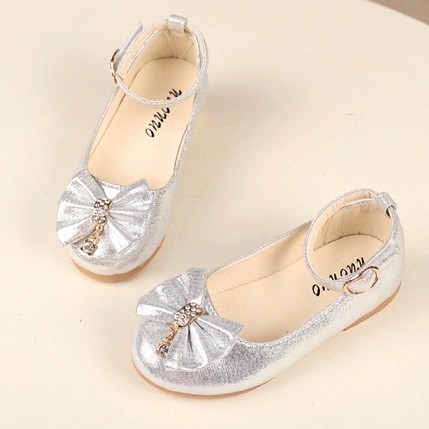 Sepatu Flat shoes anak perempuan | Flat Shoes Silver