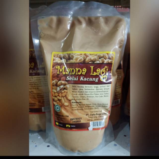 

MANNA LAGI selai/olesan kacang - peanut butter 1 kg
