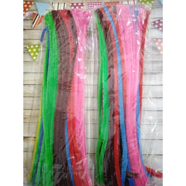 Grosir bulu mersi mix warna 100 pcs