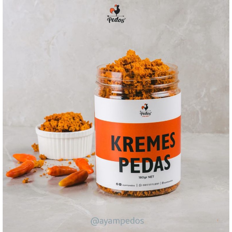 

Kremes Pedas 180gr | Kremesan Ayam | Kremes Ayam Pedos