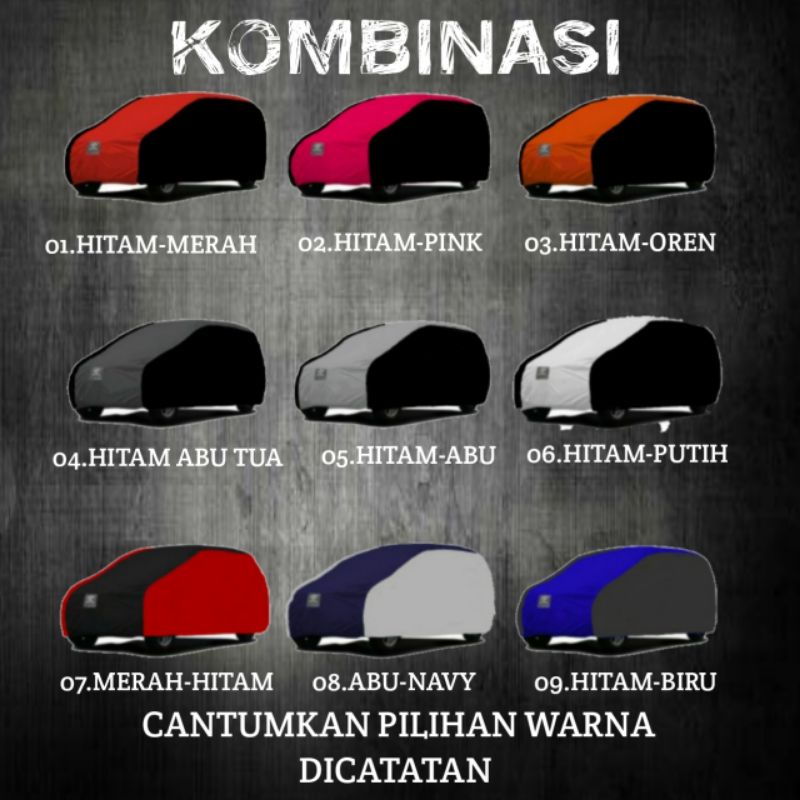 Cover Mobil Sedan Charade Classy /Sarung Mobil Daihatsu Classy / Tutup Pelindung Penutup Outdoor