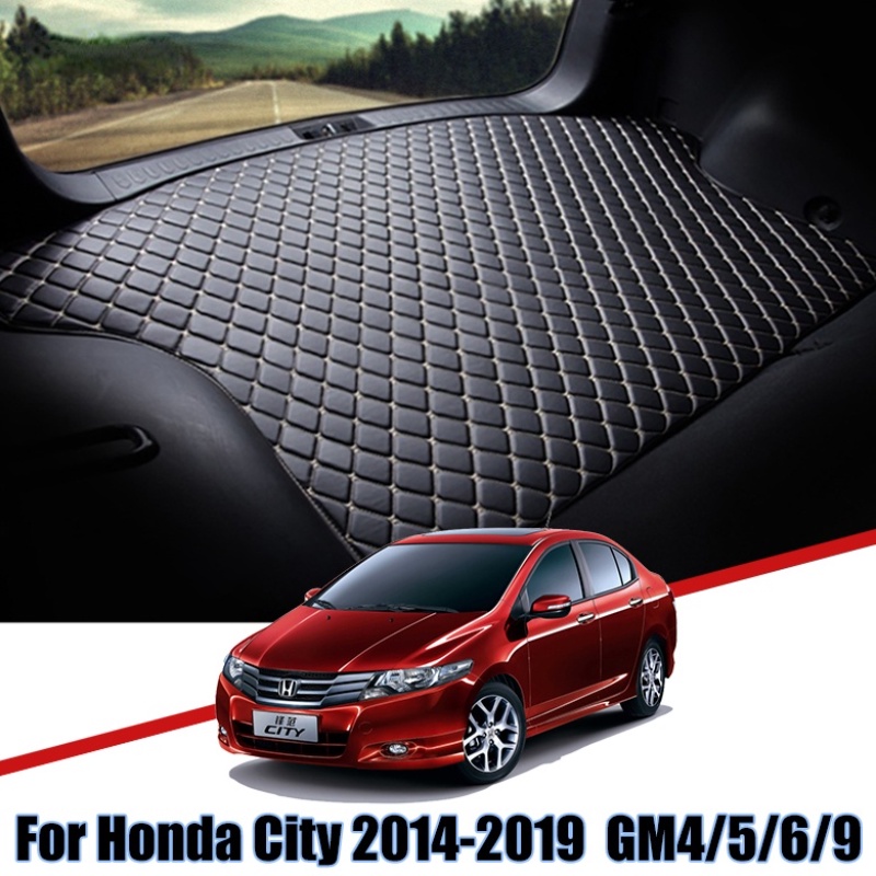 Matras Bagasi Mobil Bahan Kulit Premium Untuk Honda City 2014-2019