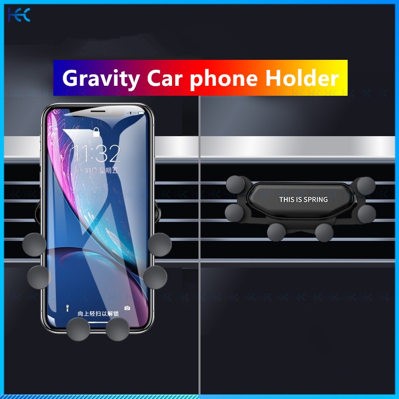 Bracket Gravitasi Dudukan Handphone Untuk Kisi Ac Mobil