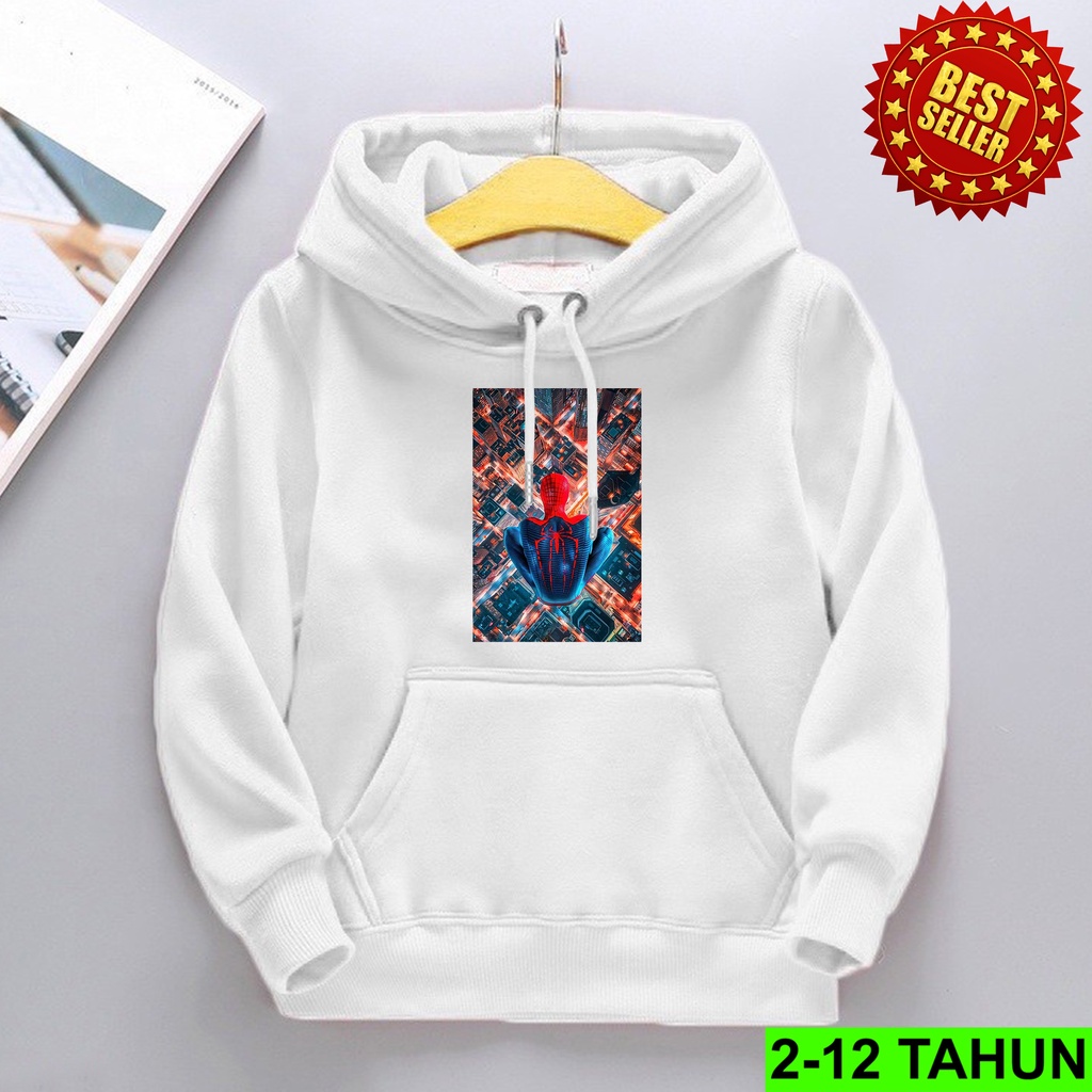 Hoodie Anak Laki Laki Perempuan / Hodie Anak Usia 2 3 4 5 6 7 8 9 10 11 12 Tahun / Jaket SPIDERMAN Anak Cewek Cowok / Switer Distro Bisa Cod / Suiter Anak Terbaru / Sweeter Anak / Switer Anak