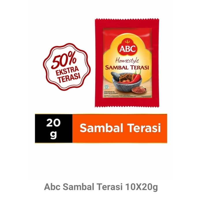 

ABC sambal terasi 10x20gr