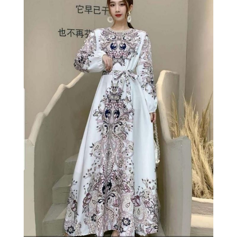 GAMIS KATUN SILK IMPORT ORI BANGKOK