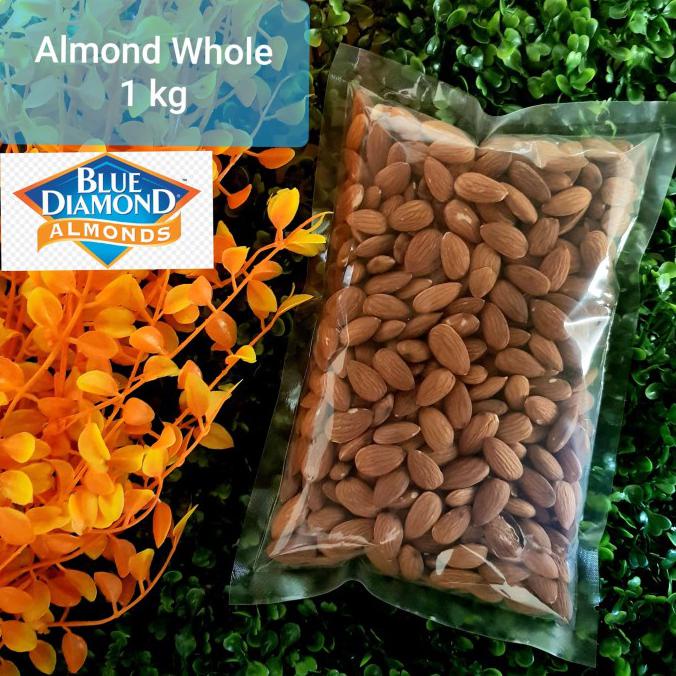 

Promo Awal tahun Kacang Almond Whole Mentah / Raw Almond Whole - 1 kg Promo Awal tahun